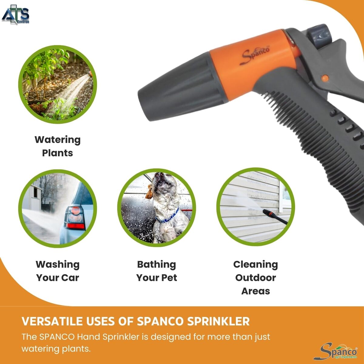 Spanco Hand Sprinkler(Adjustable) SP 800